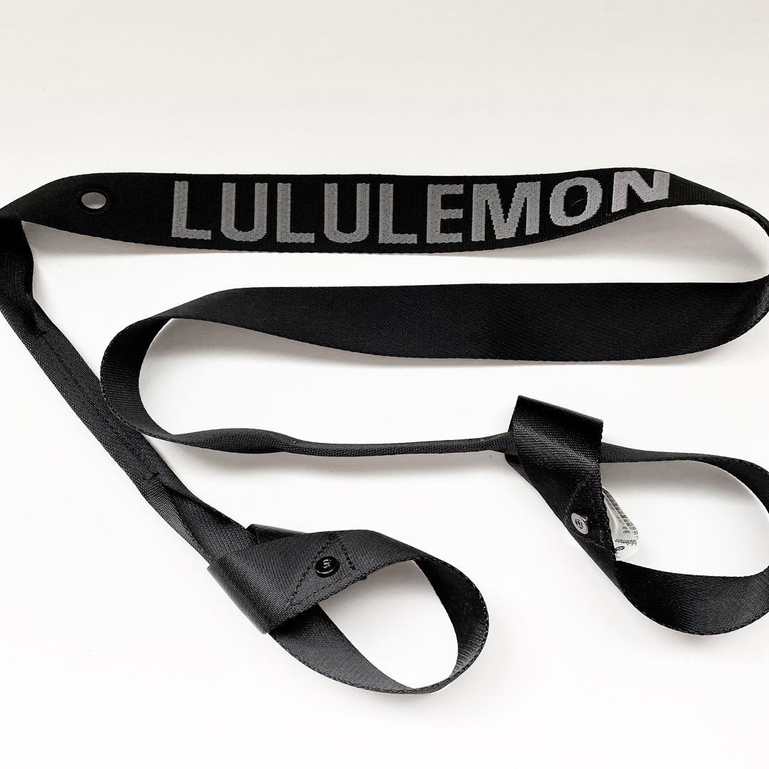 lululemon ルルレモン ヨガマットホルダー ストラップ ブラック - メルカリ