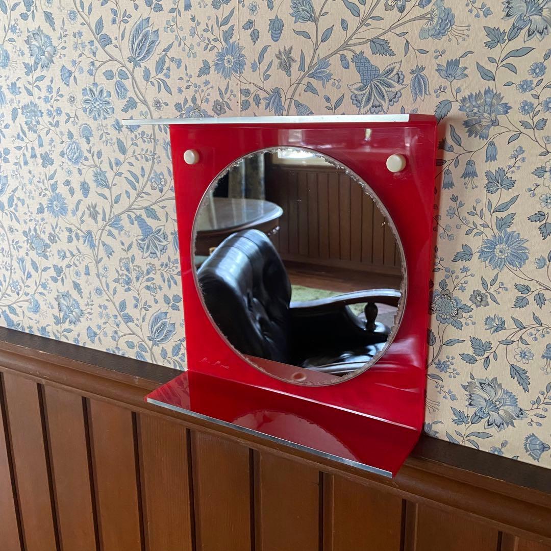 スペースエイジ 壁掛け鏡 ´70s ミッドセンチュリー 希少 - メルカリ