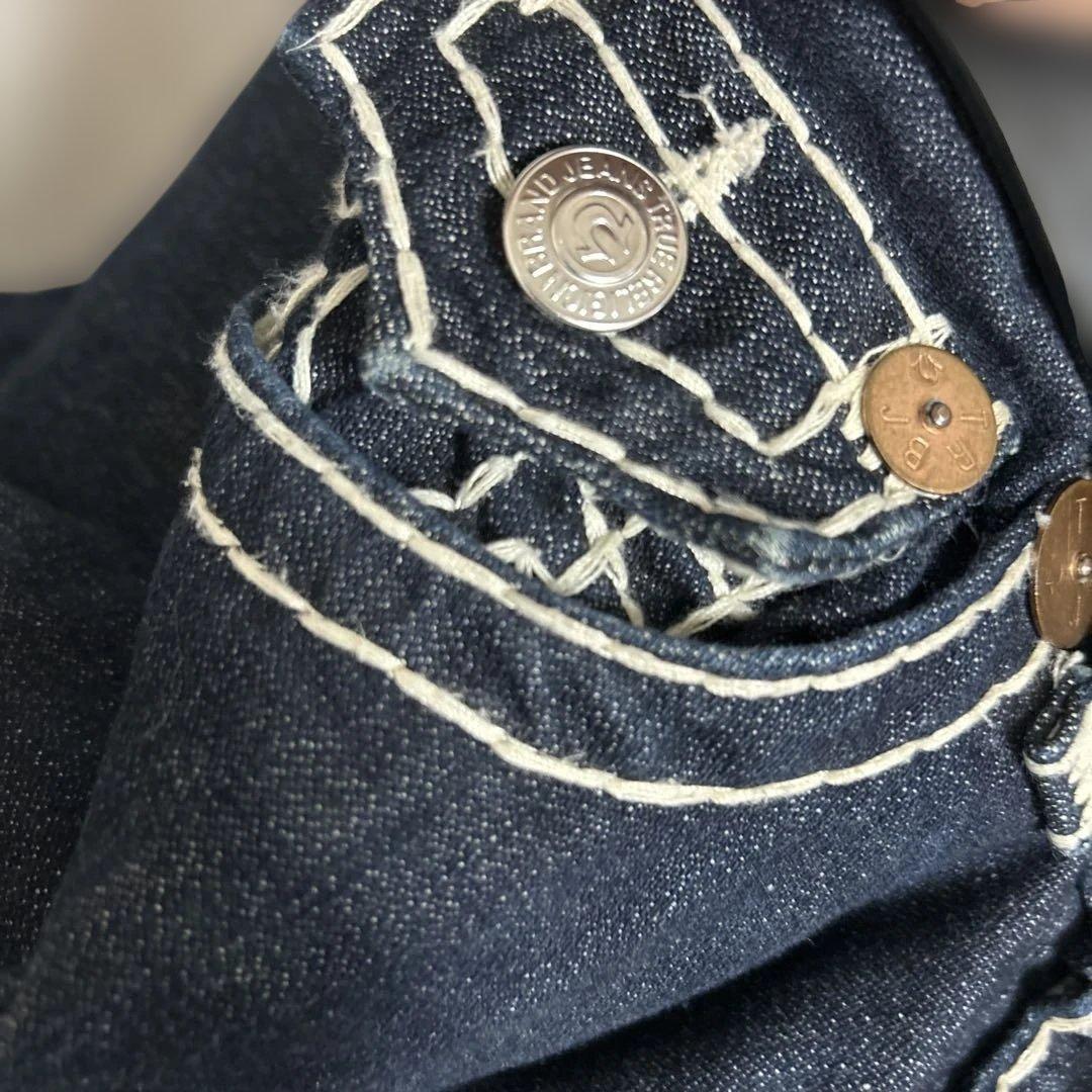 IO着用 TRUE RELIGION BILLY SUPER T 白ステッチ