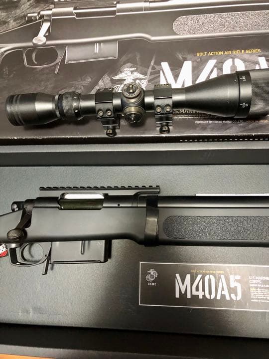 M40A5 ブラック【値引き】 別売スコープ付き 最終 価格‼️東京マルイ