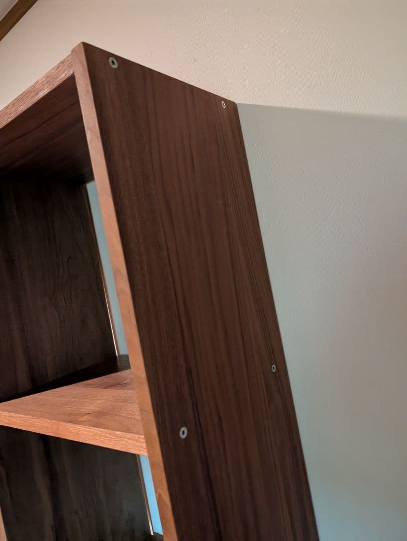 《送料込》無印良品 スタッキングシェルフ 5×2 ウォールナット 棚 木製家具