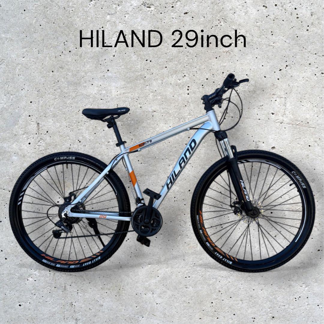 【美品】HILAND 29インチ 21段変速 マウンテンバイク MTB Amazon | Hiland 29インチ マウンテンバイク 背の高い男性用 シマノ21