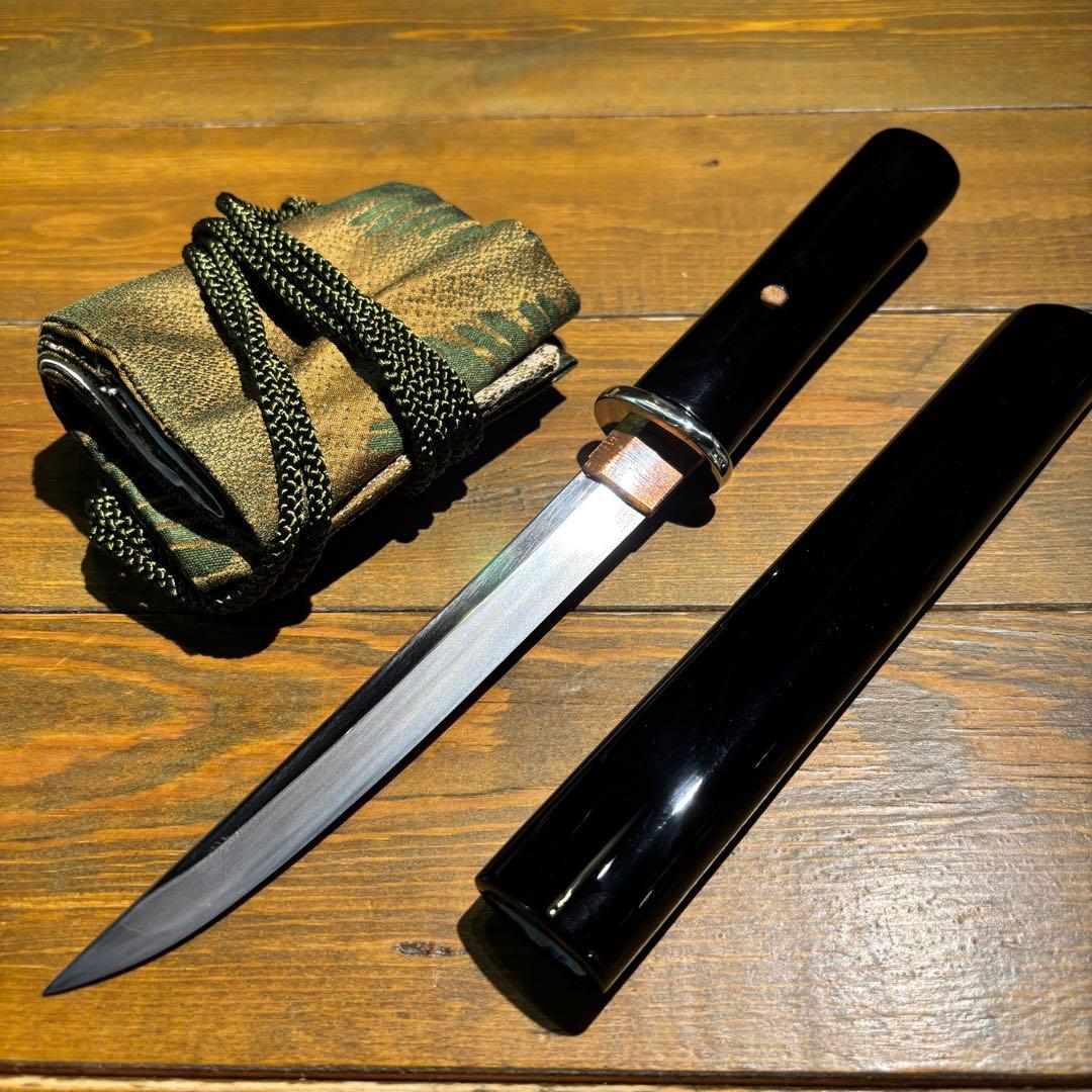 日本刀残欠クラフトナイフNo.94 無銘 菖蒲造 切先 日本刀残欠クラフトナイフNo.94 無銘 菖蒲造 切先