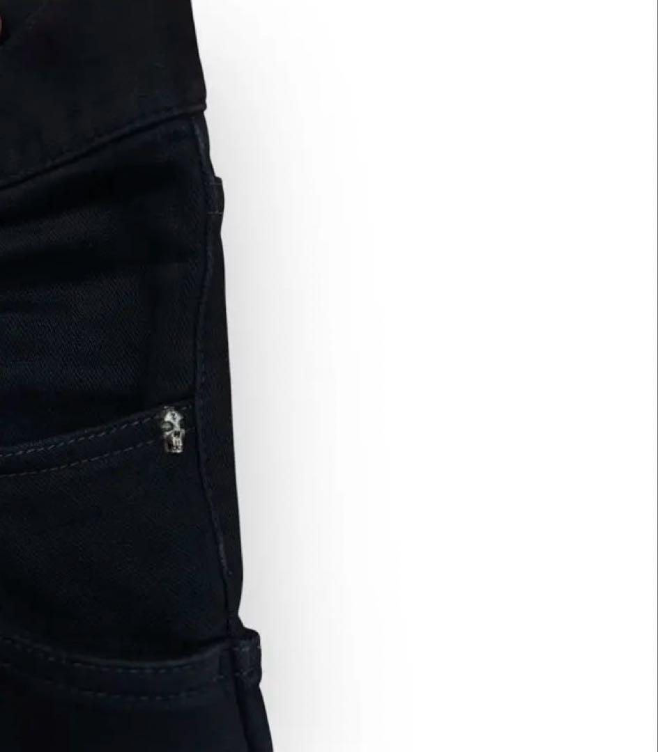 IF SIX WAS NINE LU/SBCM-7 レースアップデニム スカル