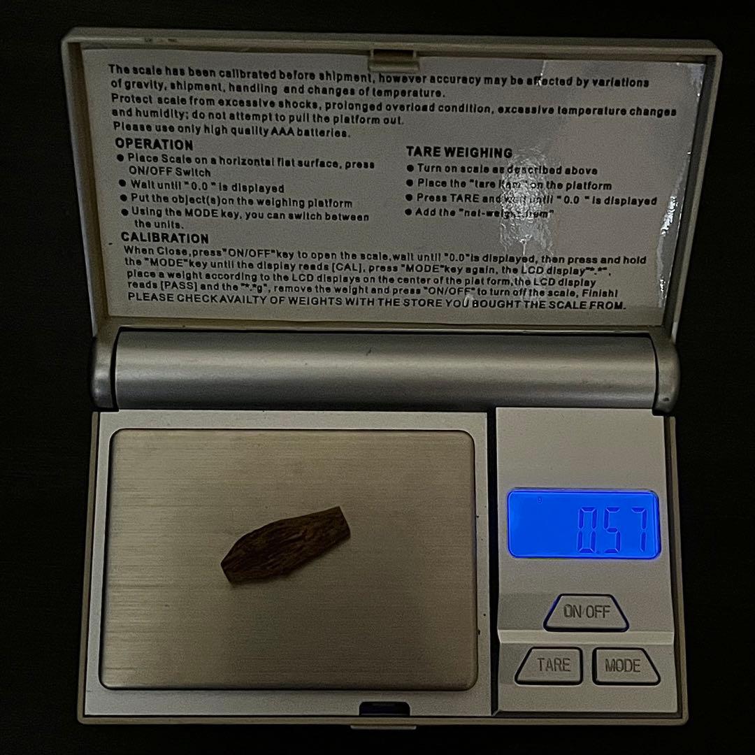 ●香木●志野流香道●蜂谷宗由銘●伽羅「水無瀬川」0.57g●香木