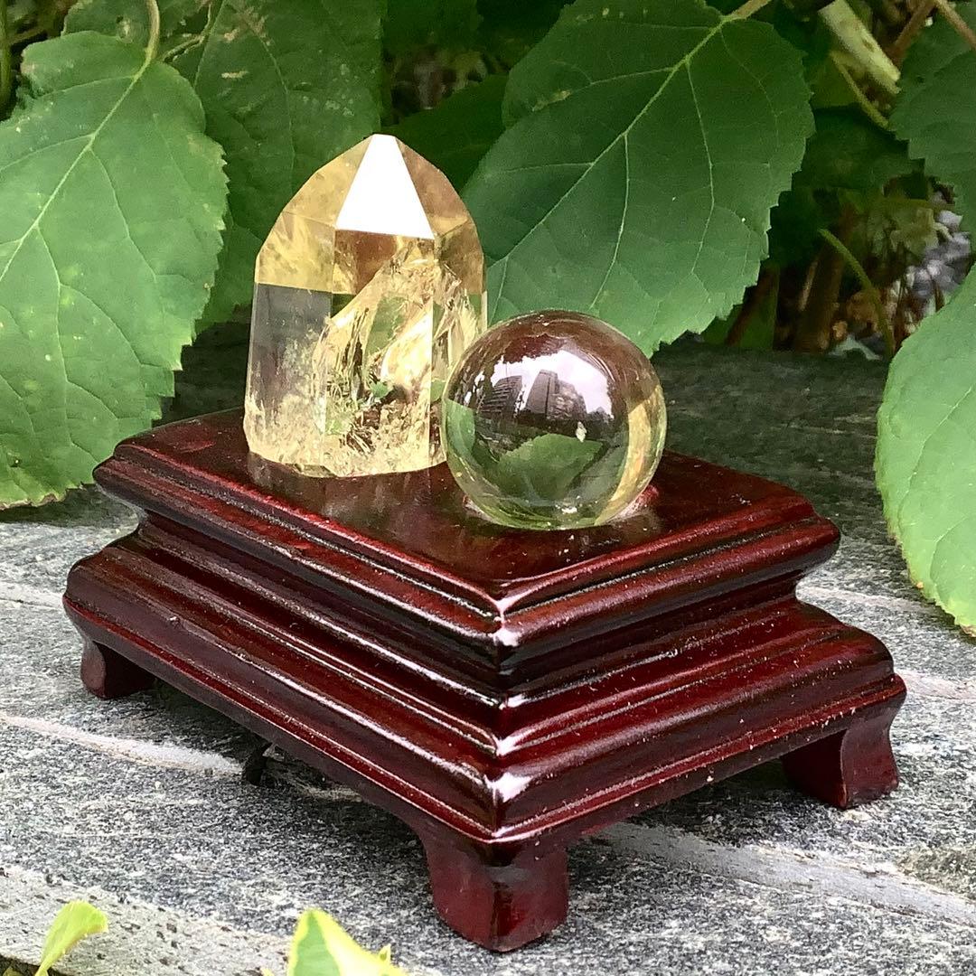 ✳世界に類無し‼️ 天川村レモン水晶*安心の外部鑑定書付　非加熱処理の無垢状態‼️