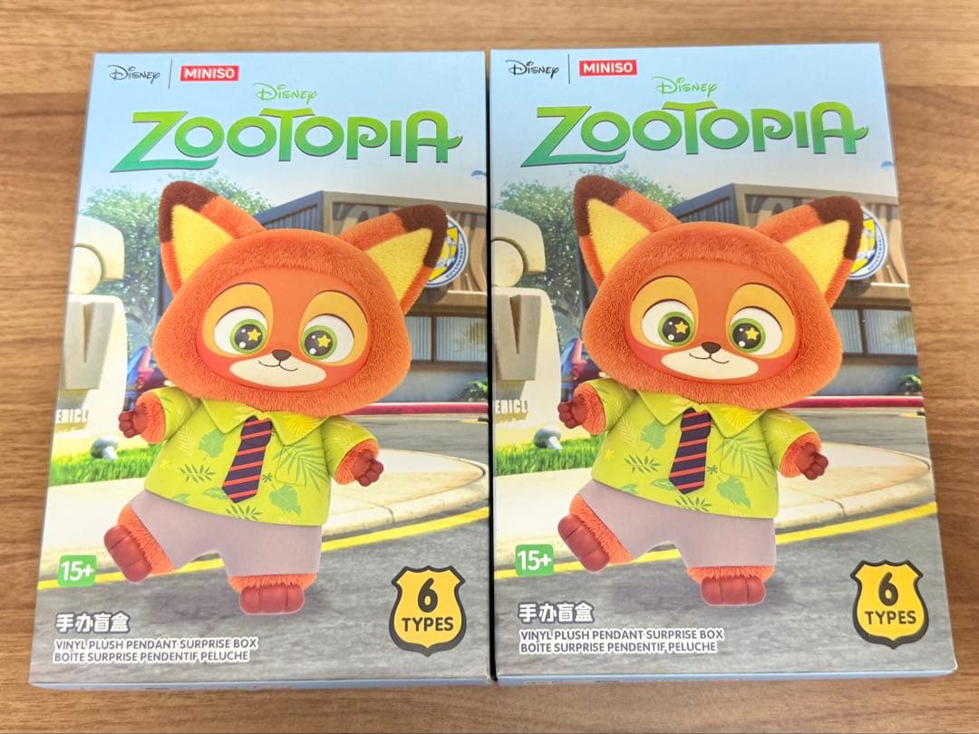 正規品 ズートピア miniso ぬいぐるみ 未開封 2個セット-ストアの通販