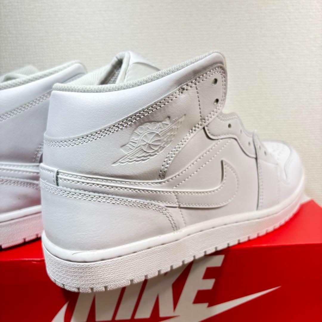 29cm AIR JORDAN 1 MID “トリプルホワイト - メルカリ