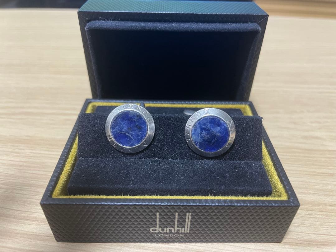 dunhill ラピスラズリ カフリンクス ダンヒル dunhill ラピスラズリ カフス カフリンクス カフスボタン 7-1
