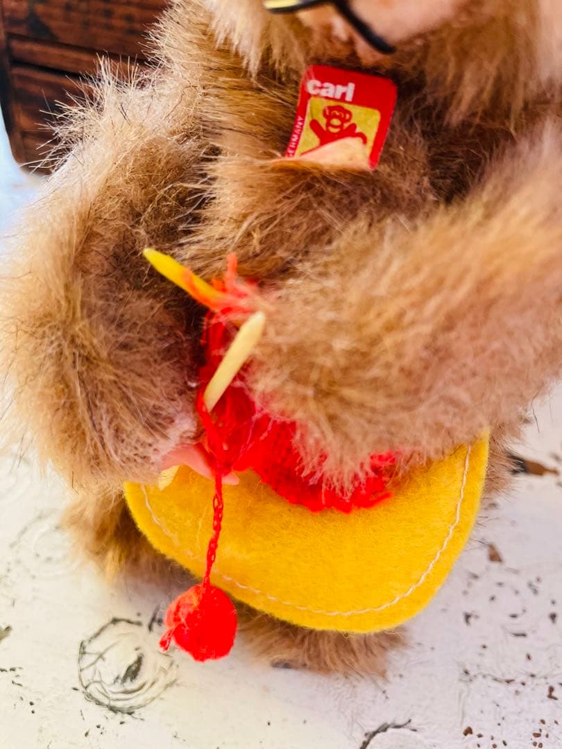 美品 max Carl ヴィンテージ ゼンマイ 編み物ベア アンティークベア