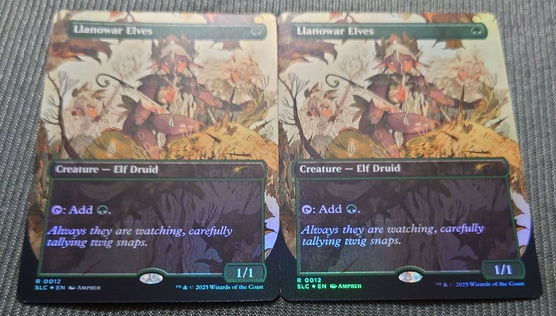 mtg 2枚セット フルアート FOIL ラノワールのエルフ slc sld - メルカリ