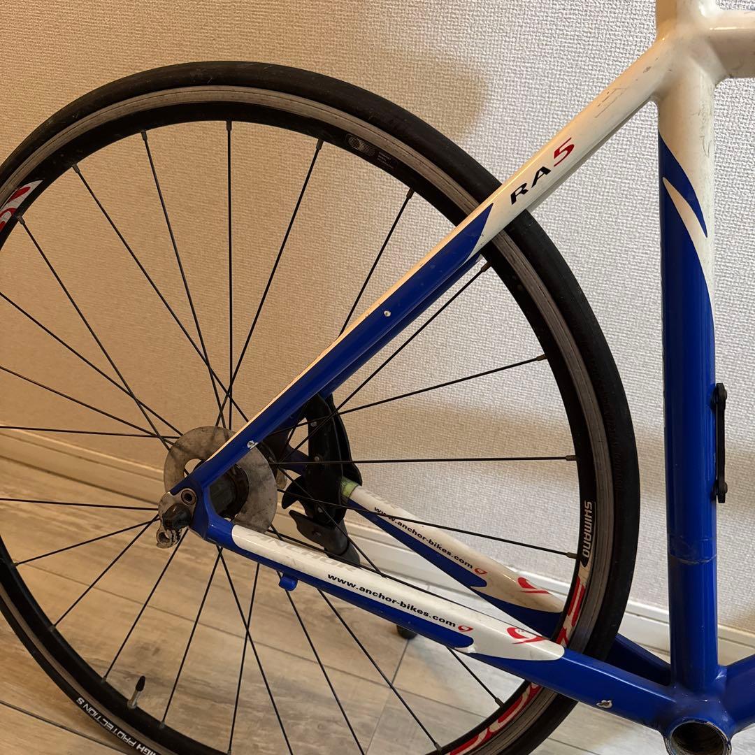 ANCHOR ロードバイク 青/白 - メルカリ