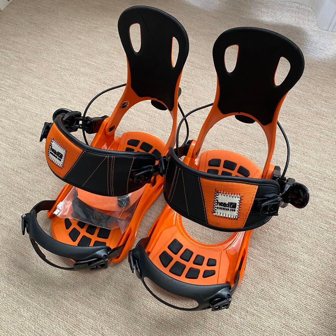 HEAD スノーボード ビンディング オレンジ Lサイズ