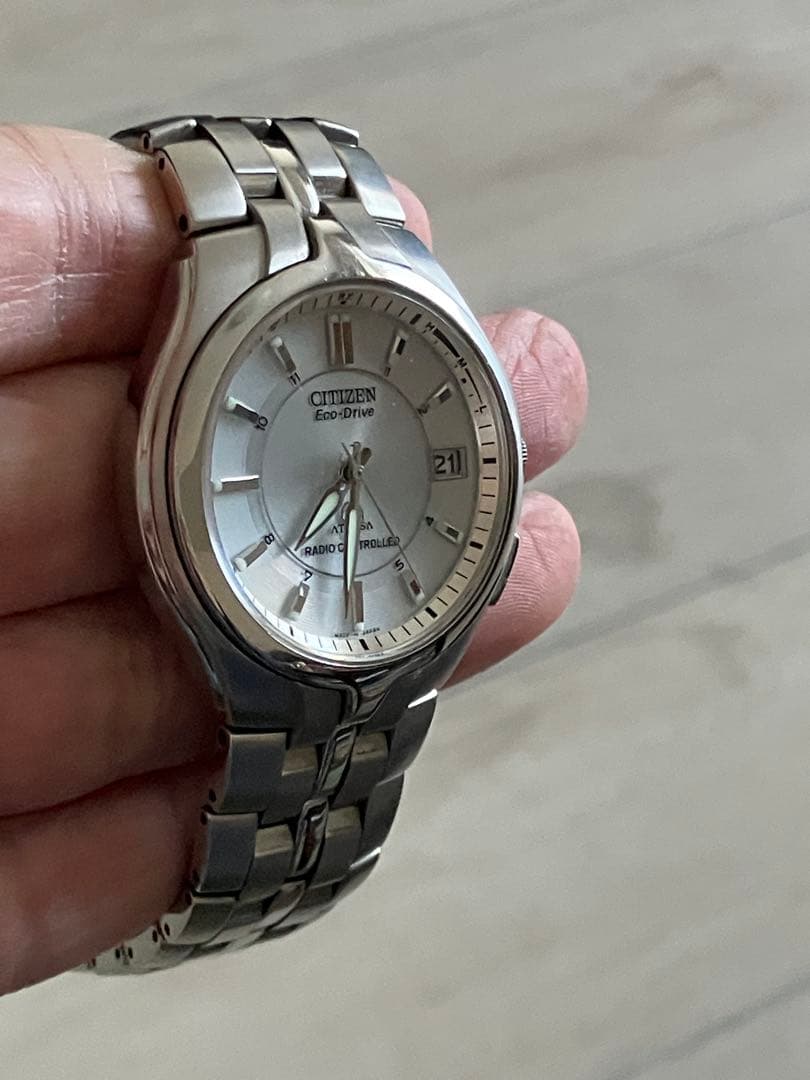 稼働品／CITIZEN ATTESA Eco-Drive H410 アテッサ - メルカリ