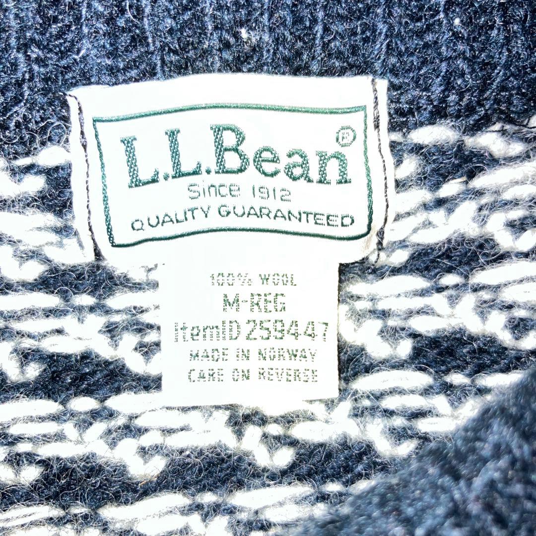 L.L.Bean バーズアイ フィッシャーズニット M