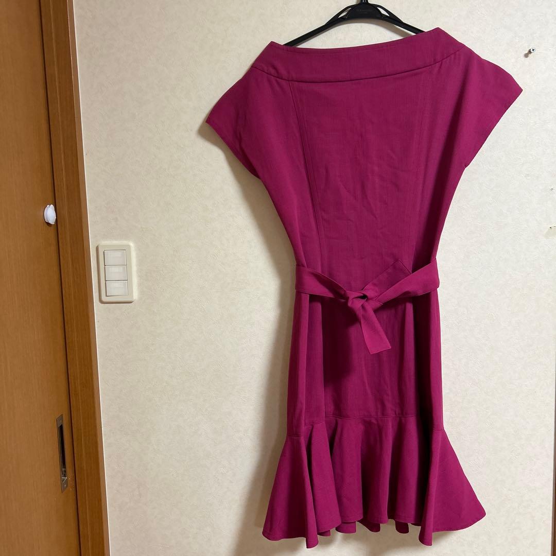 ミスディオール ワンピース 半袖 ウール混 L Miss Dior 極美品