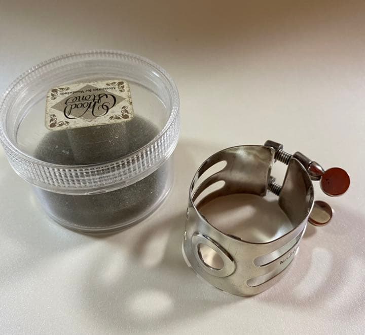 Wood Stone/リガチャー “バスクラリネット” 総銀 ウッドストーン バス