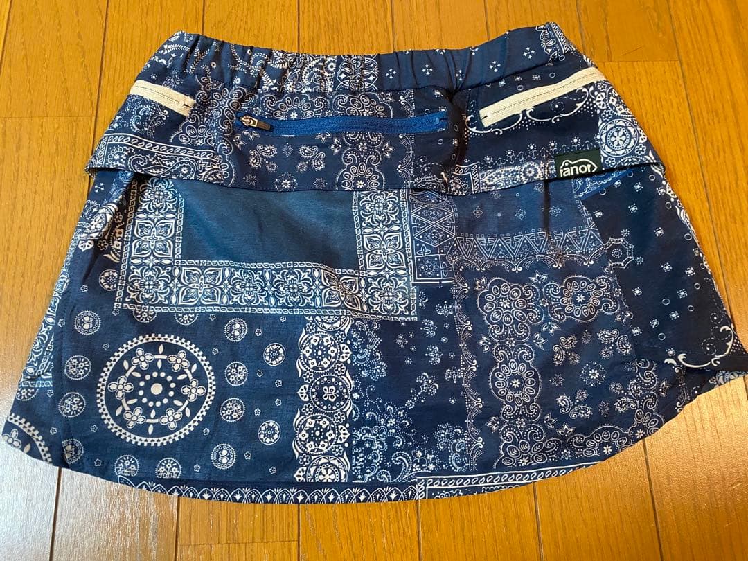 ranor ラナー バンダナ柄ノースリーブ ランニングパンツ ランスカ3点