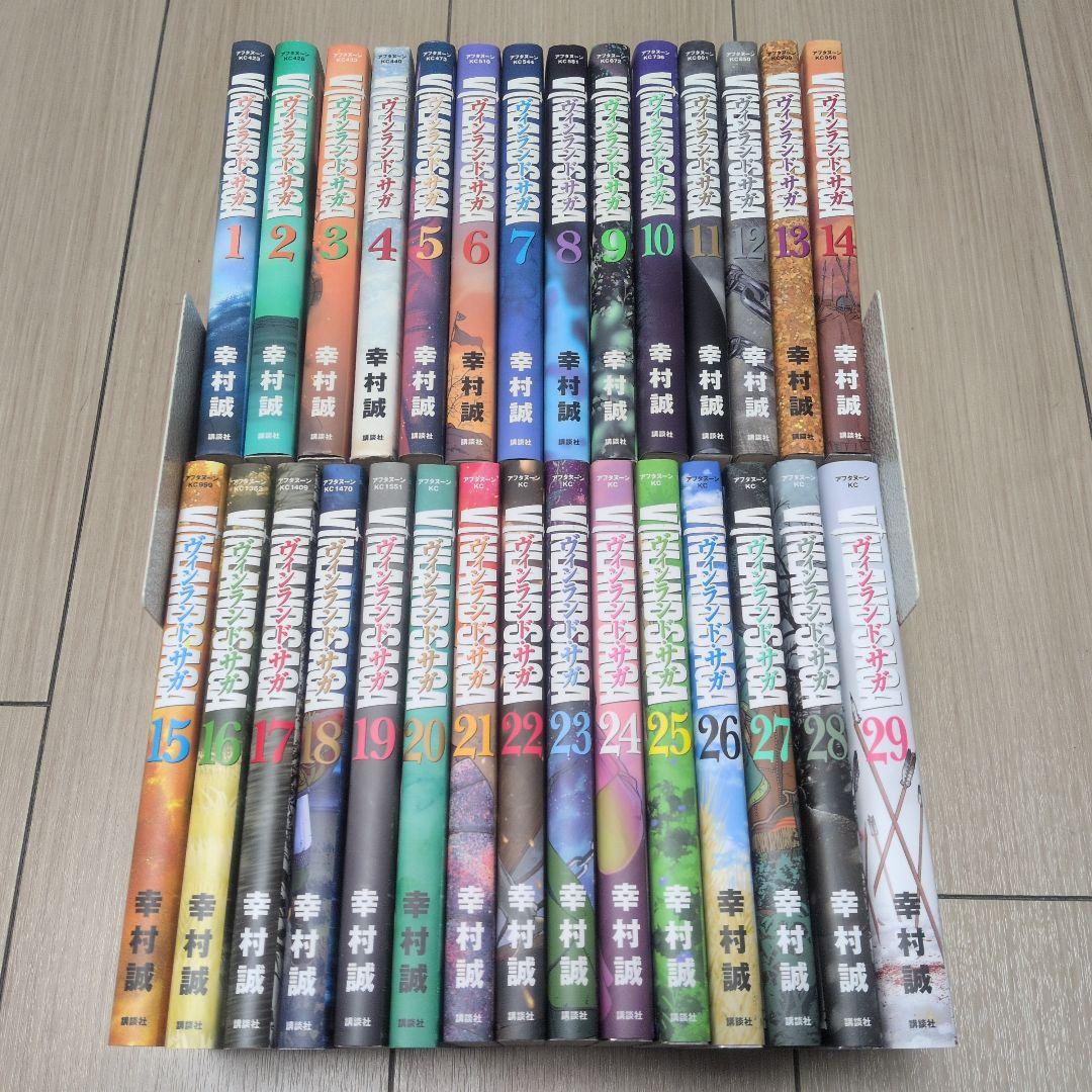 ヴィンランド・サガ 1〜29巻 全巻セット 楽天市場】【漫画全巻セット】【中古】ヴィンランド・サガ ＜1〜29巻