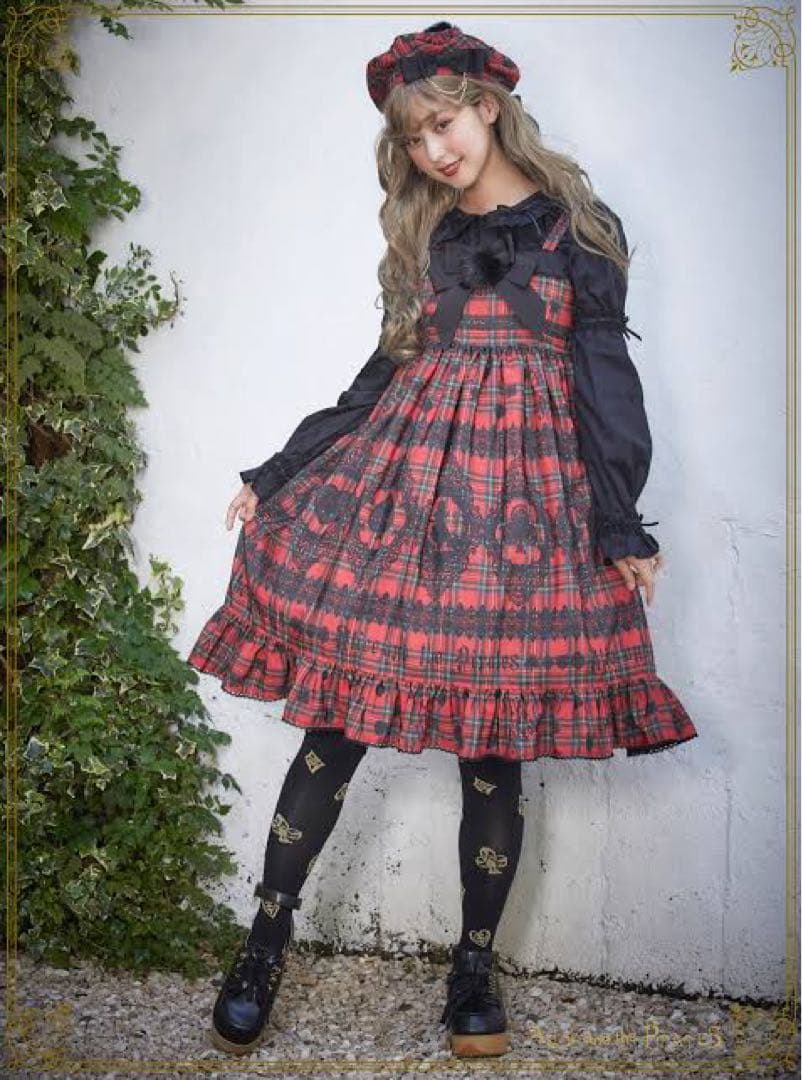 アリスのトランプタータン柄ジャンパースカートⅡ型 - メルカリ