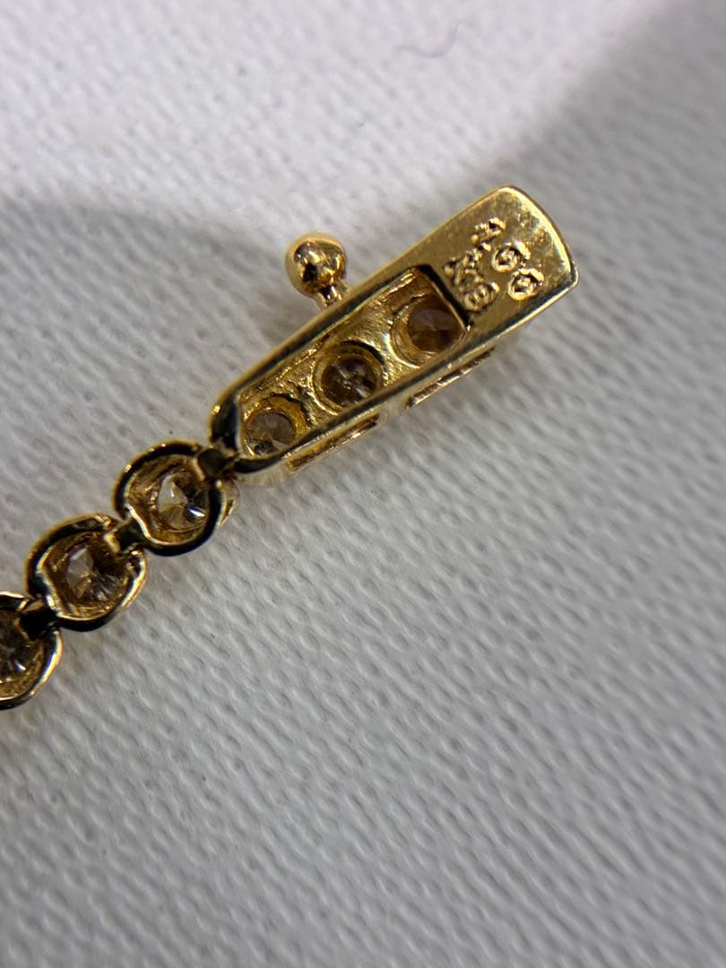 K18ダイヤモンドブレスレット　1.0ct