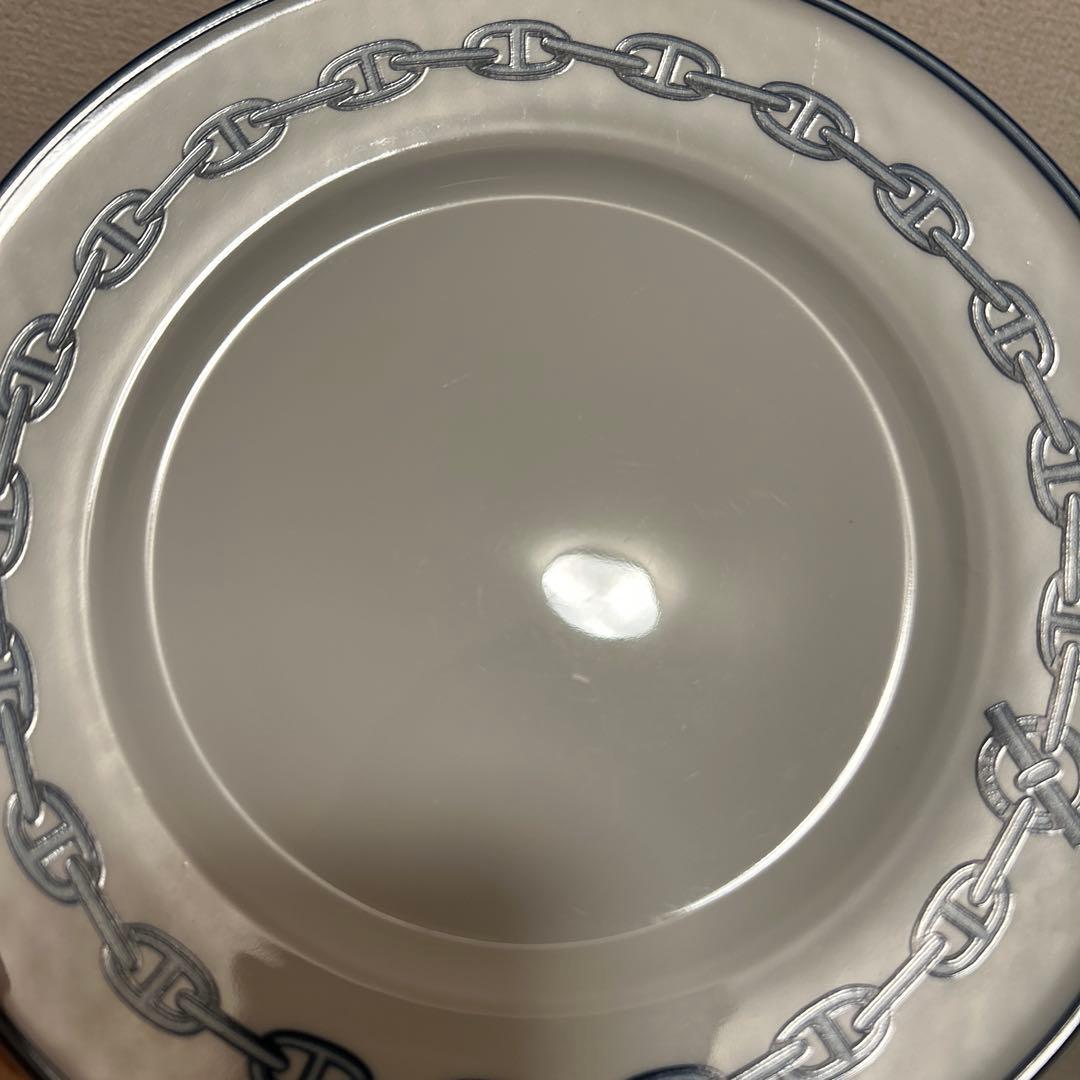 エルメス　シェーヌダンクル　ディナープレート　22.5cm