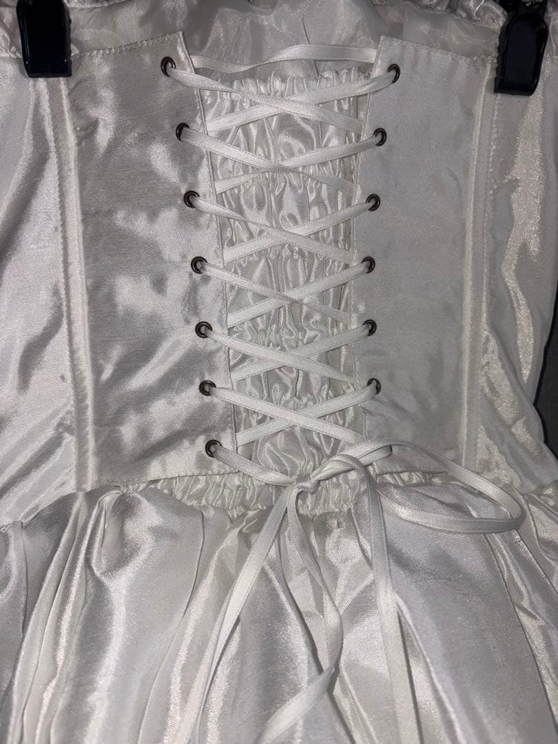 ATELIER PIERROT ミニコルセットワンピース 白 ホワイト - メルカリ