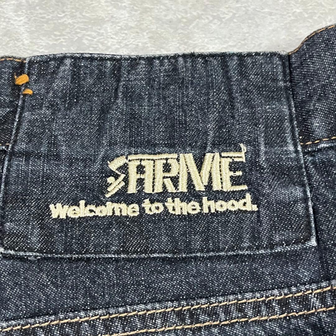 ARME 銃 ピストル ワッペン 刺繍 ワイドデニムパンツ サイズ40 - メルカリ