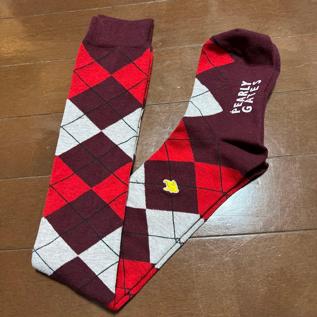 PEARLY GATES アーガイル柄ソックス - メルカリ