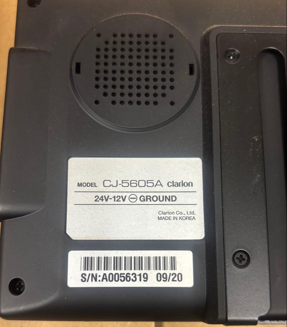clarion モニター CJ-5605A 電源配線 カメラ