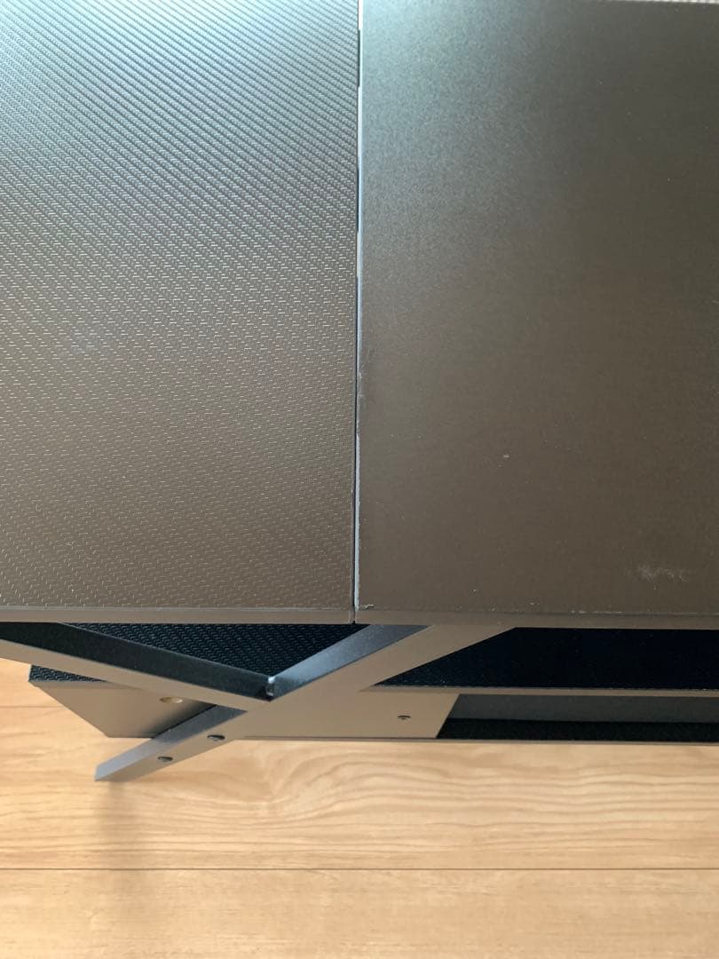 限定価格 TVボード オーディオ ラック LEDカーボン