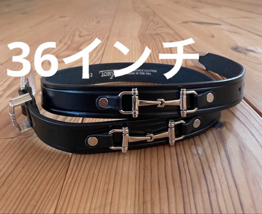新品 36インチ TORY leather BIT western belt TORY LEATHER（トリーレザー） ベルト 「TORY LEATHER」3/4 Bridle