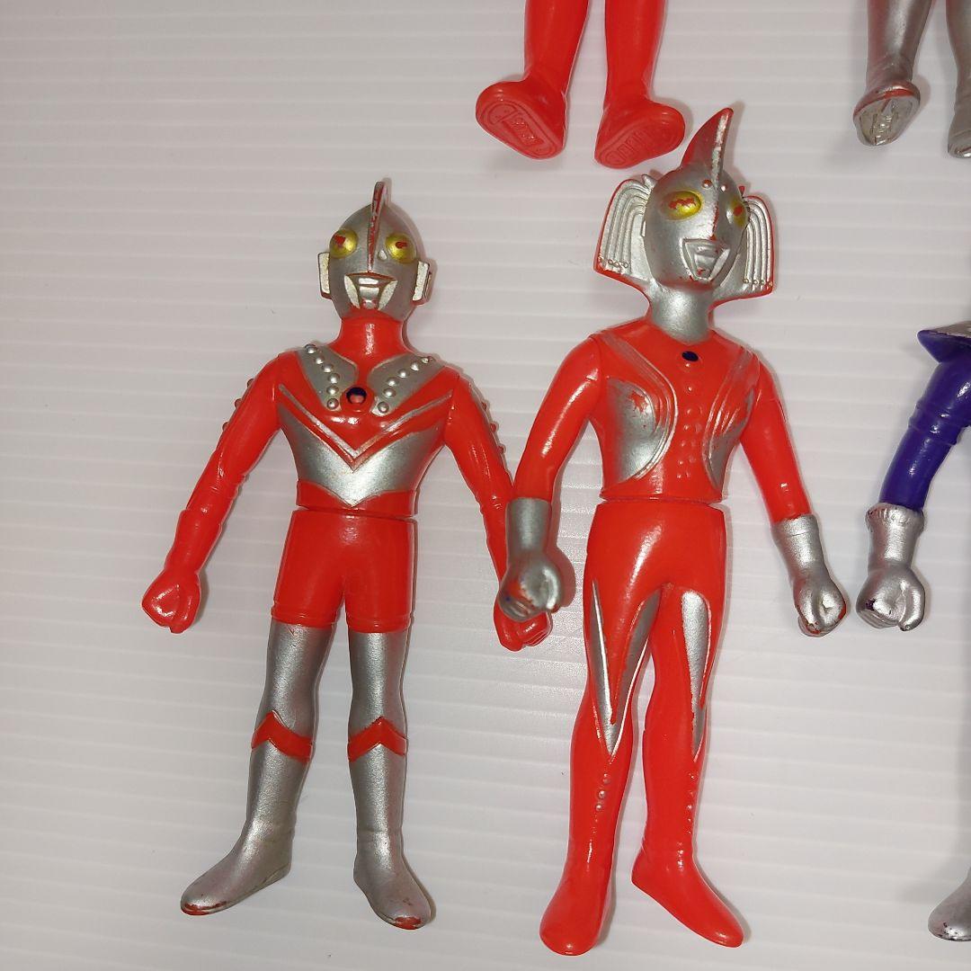 ウルトラマン ポピー金型 旧バンダイ製ソフビ 9体セット！当時物