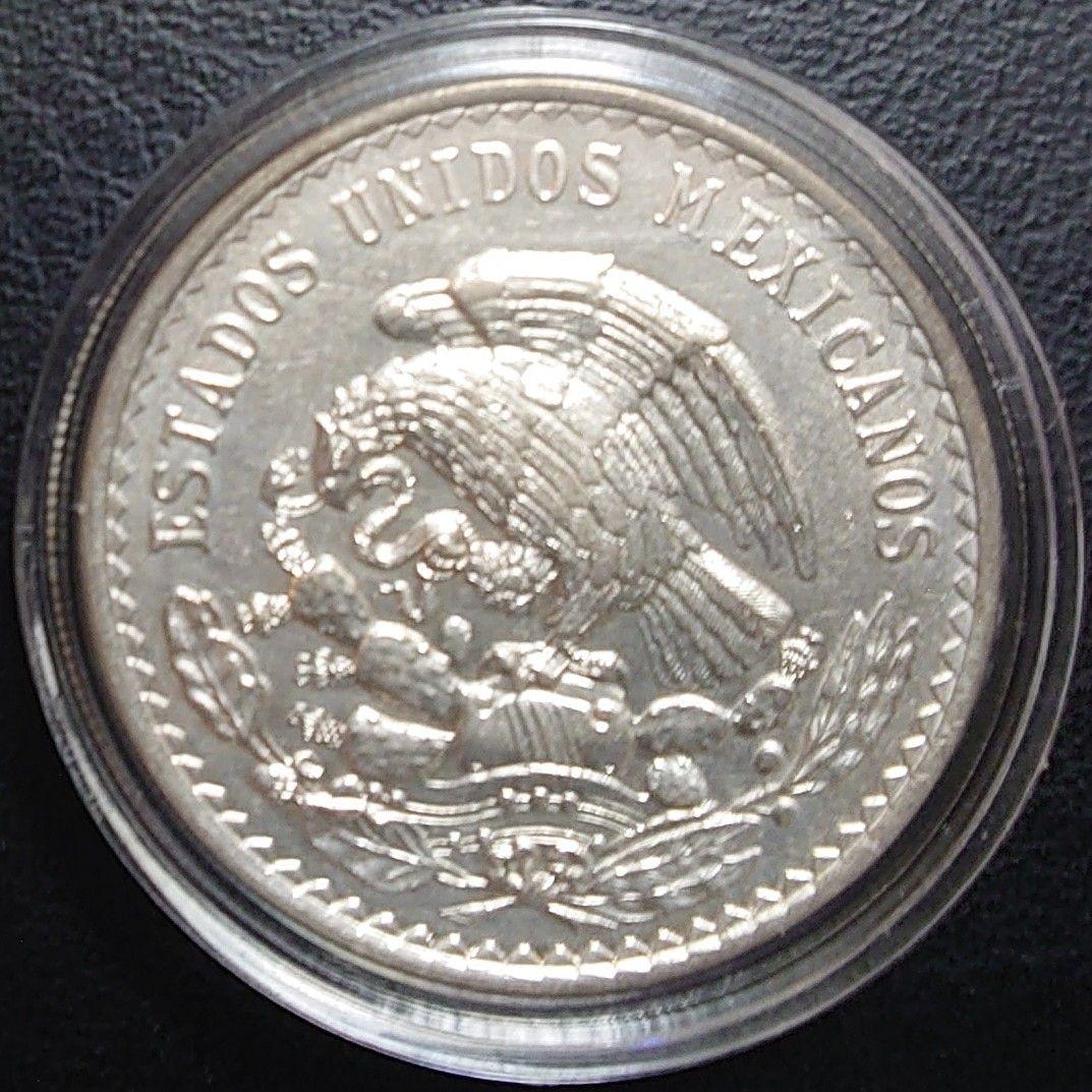 1947年 メキシコ銀貨 1ペソ ホセ・モレロス KM# 456 - メルカリ