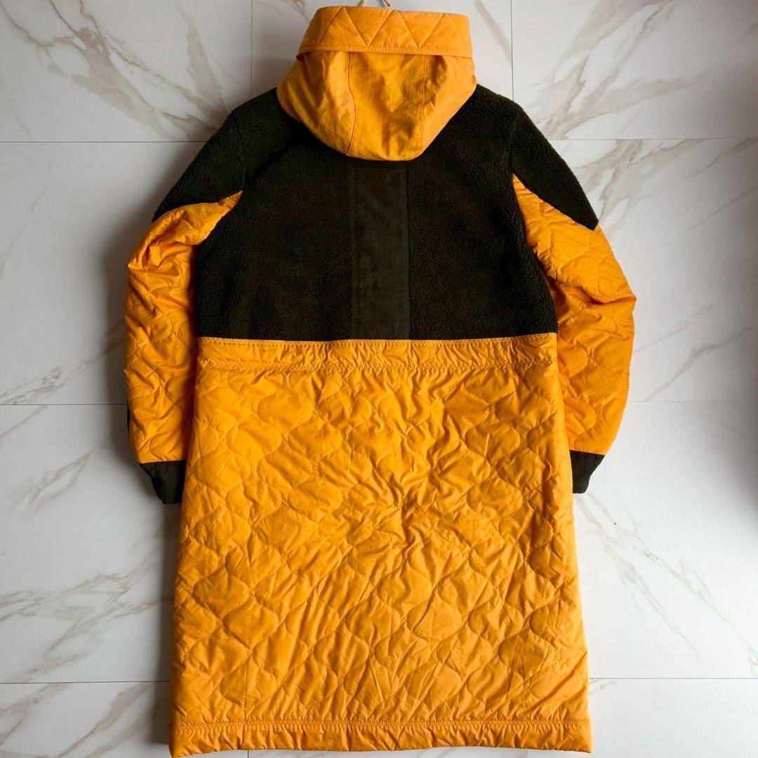 美品◇NIKE ベンチコート ダウン ボア 切り替え バイカラー Lサイズ