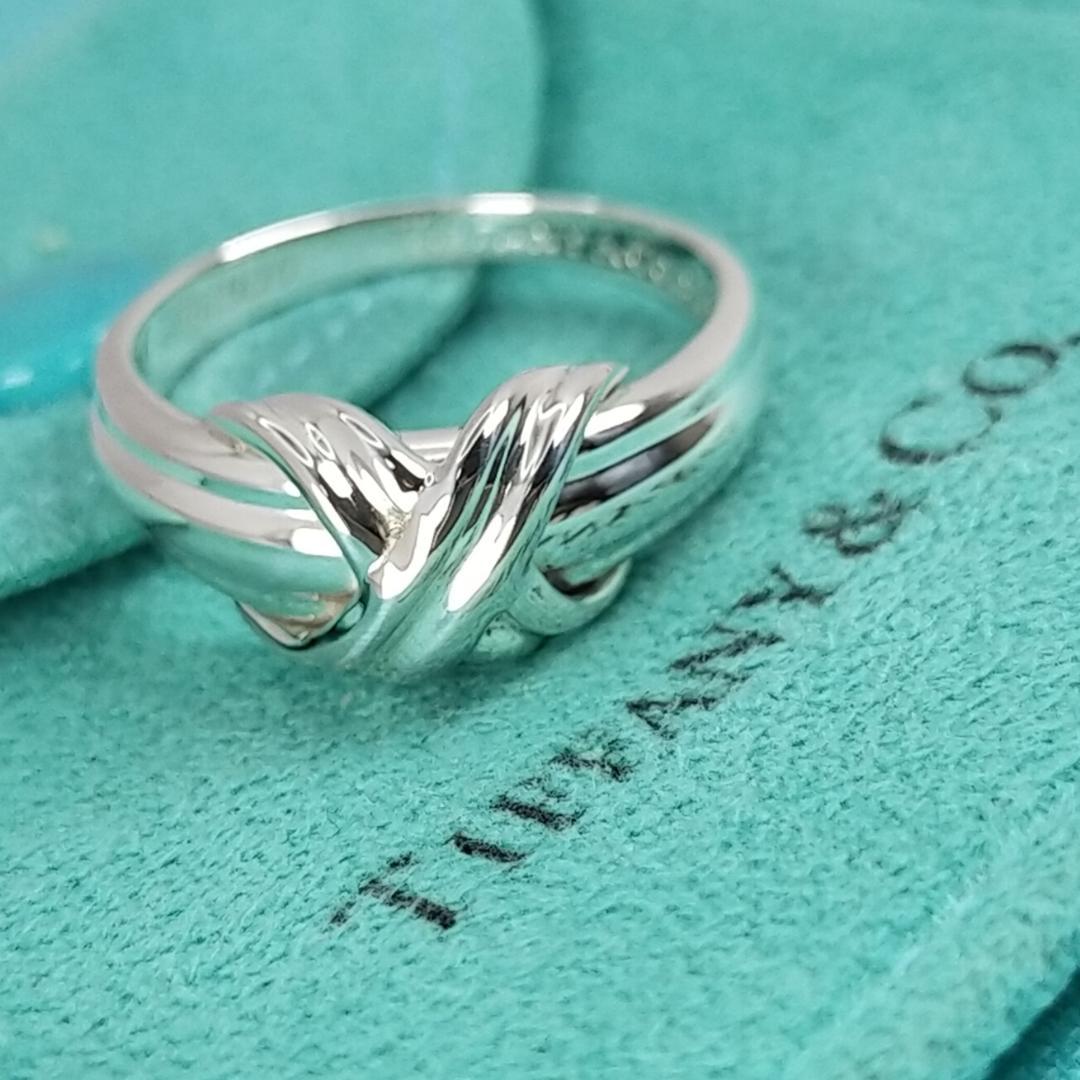 ☆専用☆【ティファニー】シグネチャー クロス リング 16号 1891