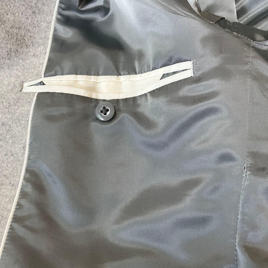 Calvin Klein カルバンクライン グレー L 比翼仕立て カシミヤ混
