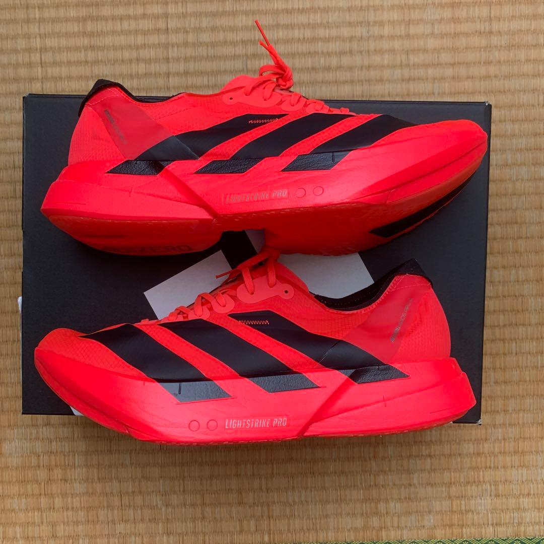 【新品】adidasアディゼロアディオスプロ4 29.0cm レッド箱無し