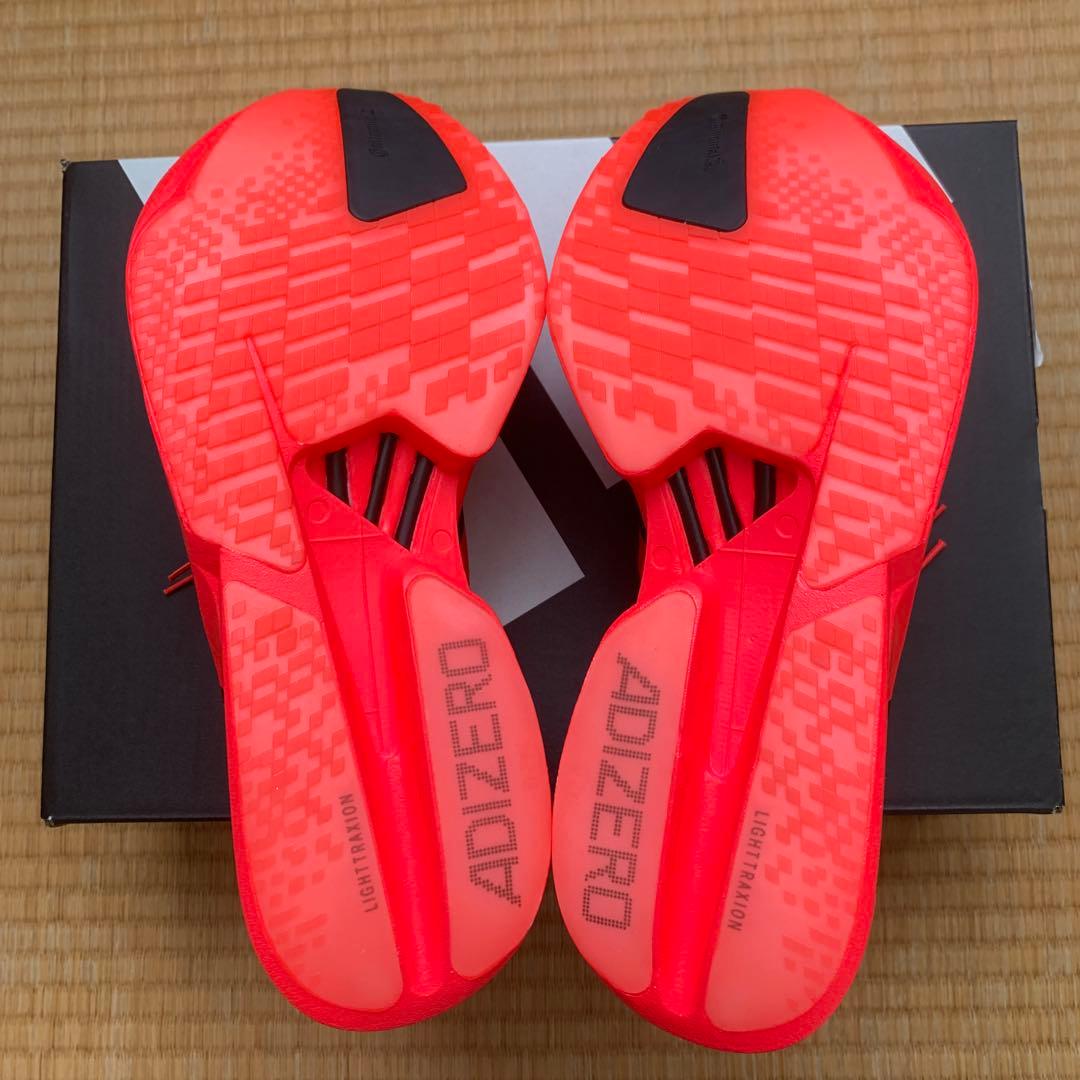 【新品】adidasアディゼロアディオスプロ4 29.0cm レッド箱無し