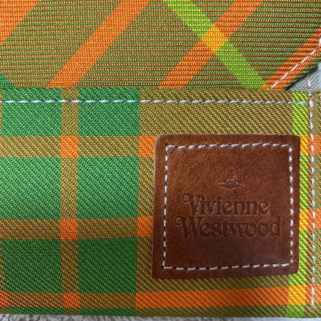 Vivienne Westwood チェック柄長財布 - メルカリ