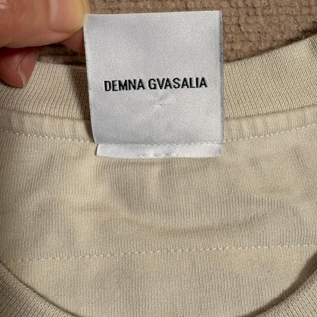 VETEMENTS インサイドアウトTシャツ Mサイズ オフホワイト タグあり