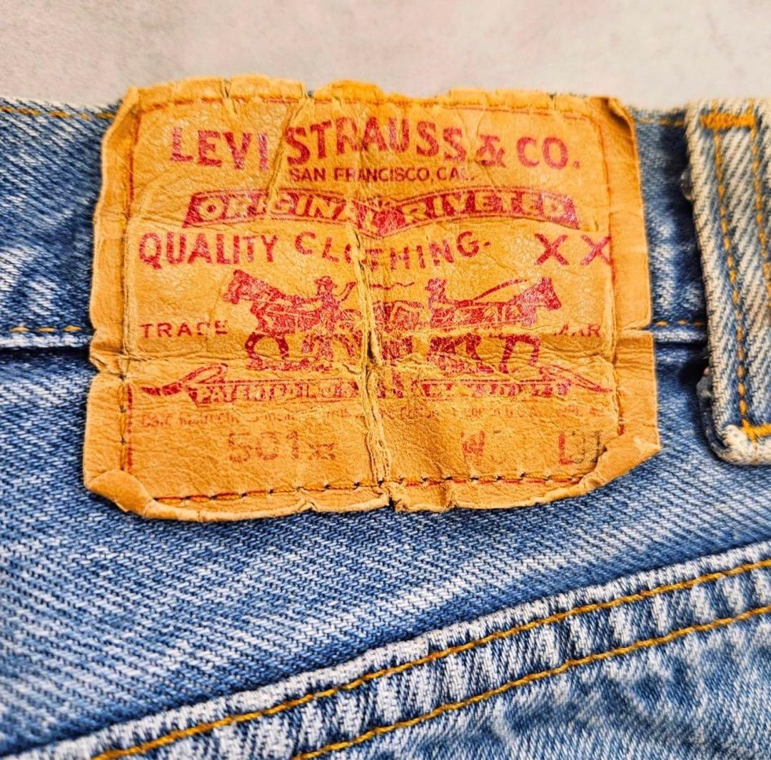 リーバイス501 Levis W38 デニム 青 USA製 90s 1991年製 - メルカリ