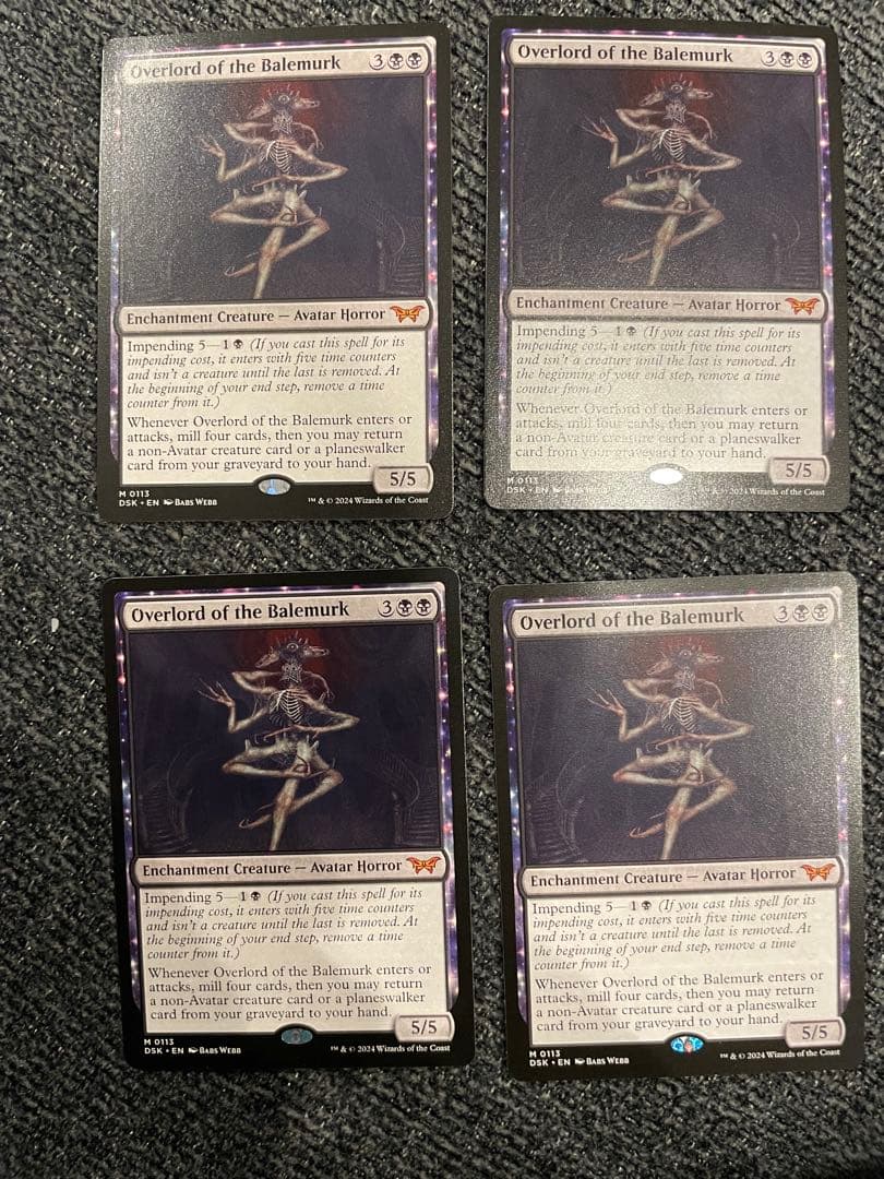 ベイルマークの大主　4枚セット　mtg ミントモール / MINT GAMES MTG(東日本橋) / 【DSK】【JPN】【Foil