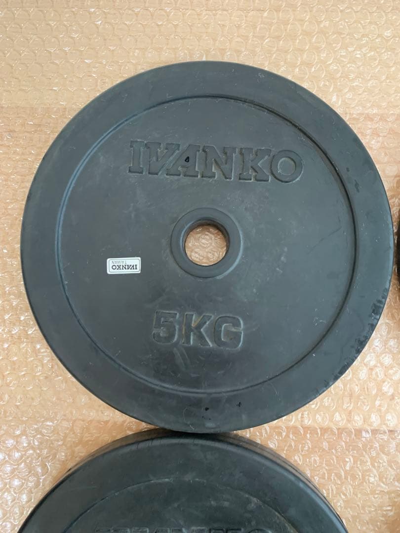 早い者勝ち IVANKO 5kgプレート4枚 28mm 用IVANKO 5kg プレート 4枚