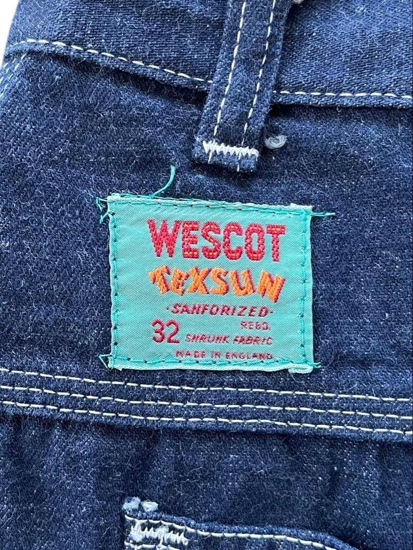 vintage極美品WESCOT TEXSUNウエスコットペインターパンツw32 - メルカリ