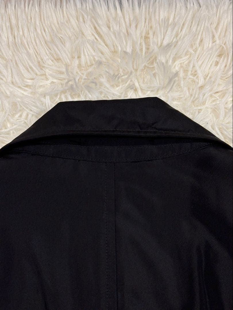 アクアスキュータム 比翼 シルク ライナー ダウン ステンカラー 38 M