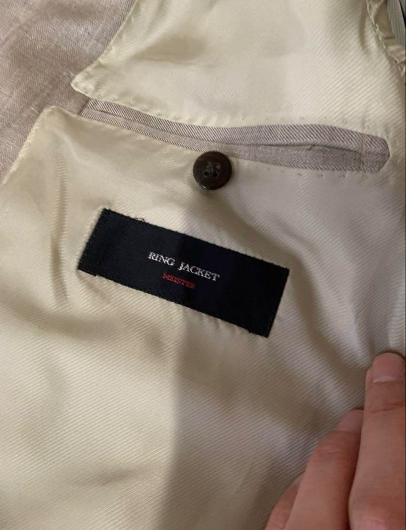 RINGJACKET マイスターオーダースーツ44サイズリングヂャケットマイ