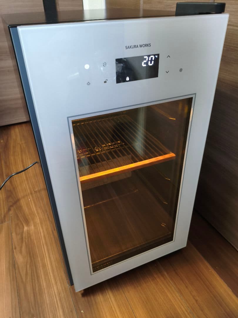 SA22-W ワインセラー ホワイト/ブラック　2022年製 SA22-W | ZERO ADVANCE | 製品一覧 | ワインセラー・日本酒セラーの