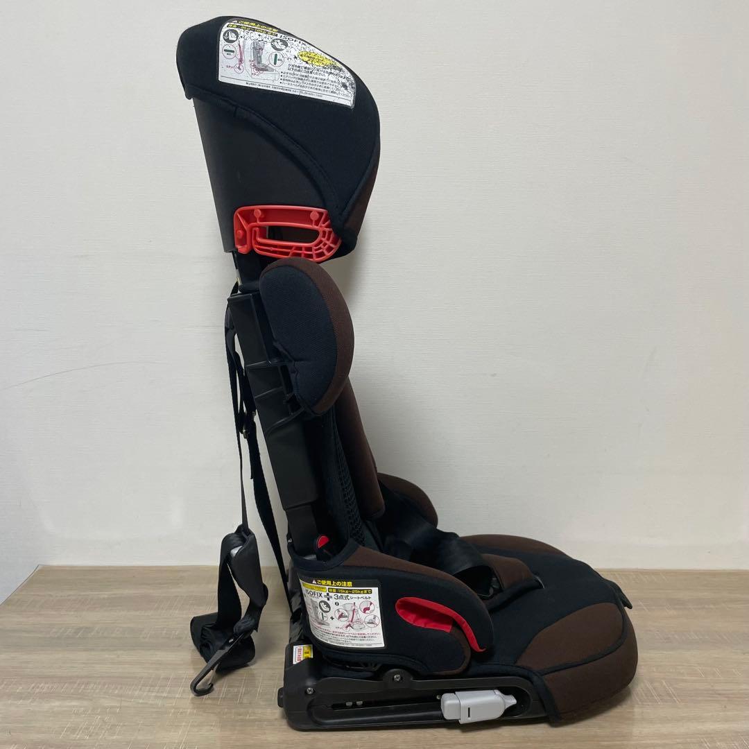 日本育児 トラベルベストEC FIX ISOFIX チャイルドシート ブラウン