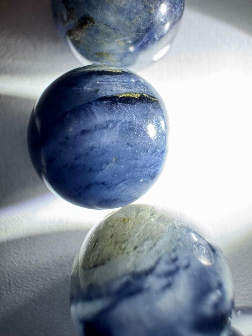 ブルールチル（インディゴライト） ブルーガーデン共生 13mm